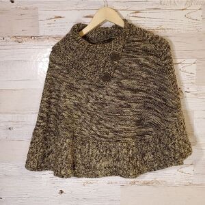 Takeout sweater poncho